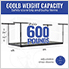 4 x 8 Overhead Storage Rack 24-45-Inch Drop (2-Pack)