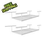 MonsterRax 4 x 8 Overhead Storage Rack 12-21-Inch Drop (2-Pack)