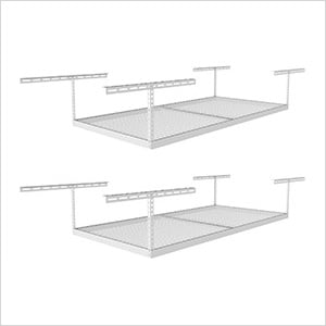 4 x 8 Overhead Storage Rack 12-21-Inch Drop (2-Pack)