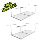 MonsterRax 4 x 8 Overhead Storage Rack 24-45-Inch Drop (2-Pack)