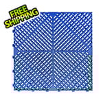 MonsterRax Blue Garage Floor Tiles (16-Pack)