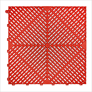 Red Garage Floor Tiles (16-Pack)