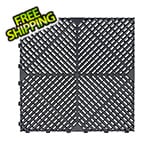 MonsterRax Black Garage Floor Tiles (48-Pack)