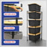 Storage Bin Rack (Black)