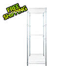 MonsterRax Storage Bin Rack (Silver)