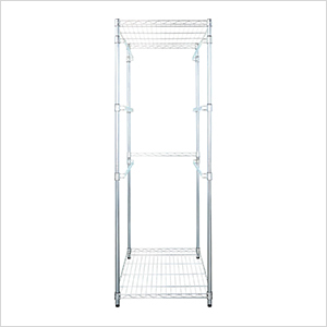 Storage Bin Rack (Silver)