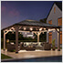 13 x 15 Wooden Hardtop Gazebo with Polycarbonate Hip Roof