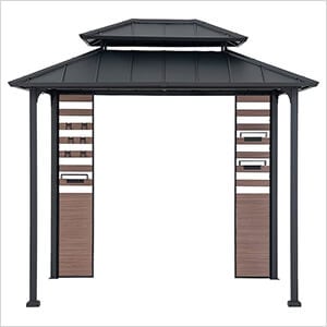 7 x 9 Grill Gazebo with Shelves and Hooks