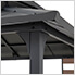 7 x 9 Grill Gazebo with Shelves and Hooks