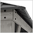 12 x 20 Driftwood Cedar Hardtop Gazebo