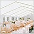 12 x 30 Party Tent with 8 Removable PE Windows and 2 Roll-up Side Walls