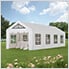 12 x 30 Party Tent with 8 Removable PE Windows and 2 Roll-up Side Walls