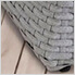 Square Rattan Outdoor Coffee Table with Umbrella Hole