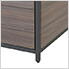 Outdoor Kitchen Open Storage Shelf and Cabinet