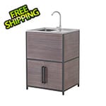 Sunjoy Group Outdoor Kitchen Cabinet with Sink