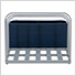 Rust-Proof Aluminum Pool Float Storage Rack (Navy)