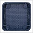 24 x 24 Inch Wicker Floating Tray with Aluminum Frame (Navy)