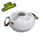 Sunjoy Group Floating Drink Holder with Waterproof Bluetooth Speaker and RGB Light