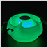 Floating Drink Holder with Waterproof Bluetooth Speaker and RGB Light