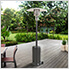 47K BTU Avanti Outdoor Portable Propane Patio Heater with Wheels