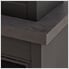 Outdoor Fireplace with Wood Storage and Chimney (Brown)