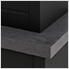 Outdoor Fireplace with Wood Storage and Chimney (Dark Grey)