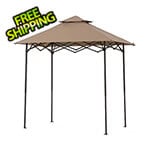 Sunjoy Group 5 x 8-ft Pop-Up Barbecue Gazebo with Magnetic LED Light and Carrying Bag (Brown)