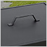 18-Inch Black Steel Outdoor Wood Burning Backyard Fire Pit