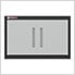 Grey 12-Piece Garage Cabinet Set with Levelers