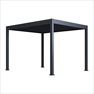 Grand Tuscan 10 x 12 ft. Grey Louvered Pergola