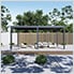 Grand Tuscan 12 x 20 ft. Grey Louvered Pergola