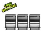 Gladiator 3 x Premier 7-Drawer Modular GearDrawer