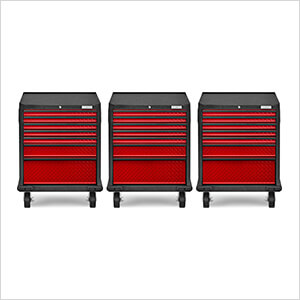 3 x Premier 7-Drawer Modular GearDrawer