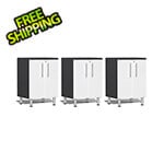 Ulti-MATE Garage Cabinets 3-Piece 2-Door Garage Cabinet Kit in Starfire White Metallic