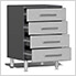 3-Piece 4-Drawer Garage Cabinet Kit in Stardust Silver Metallic