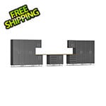 Ulti-MATE Garage Cabinets 12-Piece Garage Cabinet Kit with Bamboo Worktop in Graphite Grey Metallic