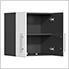 12-Piece Garage Cabinet Kit with Bamboo Worktop in Starfire White Metallic
