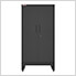 Black 6-Piece Garage Cabinet Set with Levelers