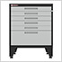 Grey 6-Piece Garage Cabinet Set with Levelers