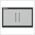 Grey 6-Piece Garage Cabinet Set with Levelers