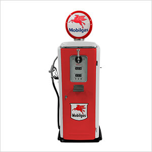 Mobilgas Tokheim 39 Style Gas Pump Replica with Beer Tap