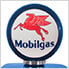 Mobilgas Tokheim 39 Style Gas Pump Replica with Hidden Mini Fridge