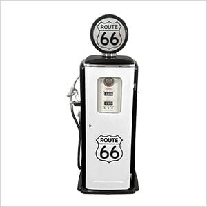 Route 66 Tokheim 39 Style Gas Pump Replica with Hidden Mini Fridge