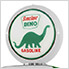 Sinclair Dino Gasoline Tokheim 39 Style Gas Pump Replica with Hidden Mini Fridge