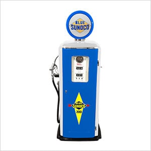 Sunoco Gasoline Tokheim 39 Style Gas Pump Replica with Hidden Mini Fridge