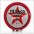 Texaco Fire Chief Gasoline Tokheim 39 Style Gas Pump Replica with Hidden Mini Fridge