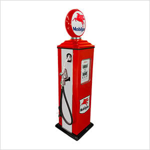 Mobilgas Erie Style Gas Pump Replica