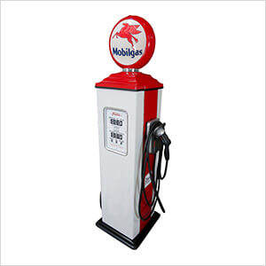 Mobilgas Retro Gas Pump Replica Electric Vehicle (EV) Charger