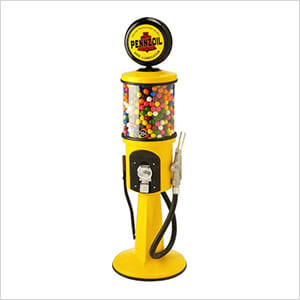 Pennzoil Retro Gas Pump Replica Mini Gravity Feed Gumball Machine