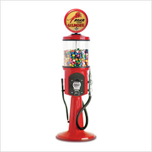 Gilmore Gas Retro Gas Pump Replica Mini Gravity Feed Gumball Machine